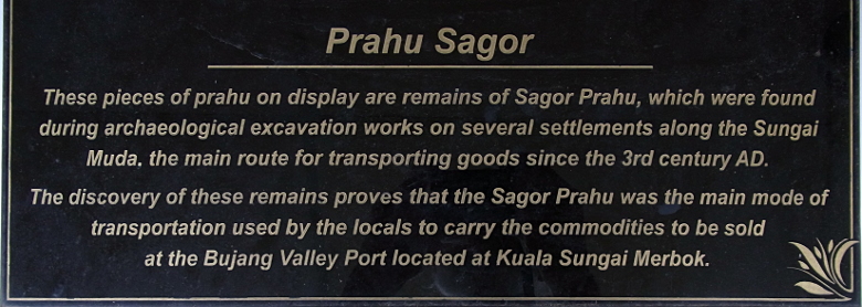 Prahu plaque